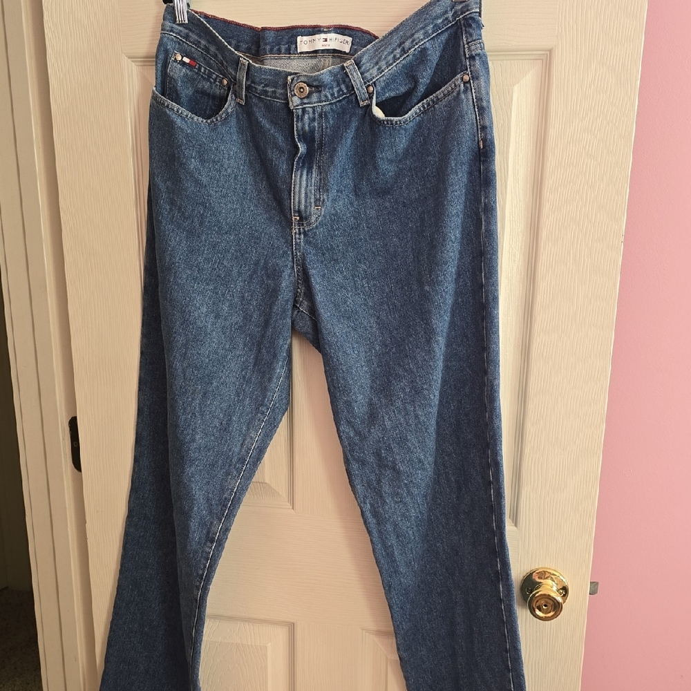 Tommy Hilfiger Blue Denim‎ Jeans with Red Stitching